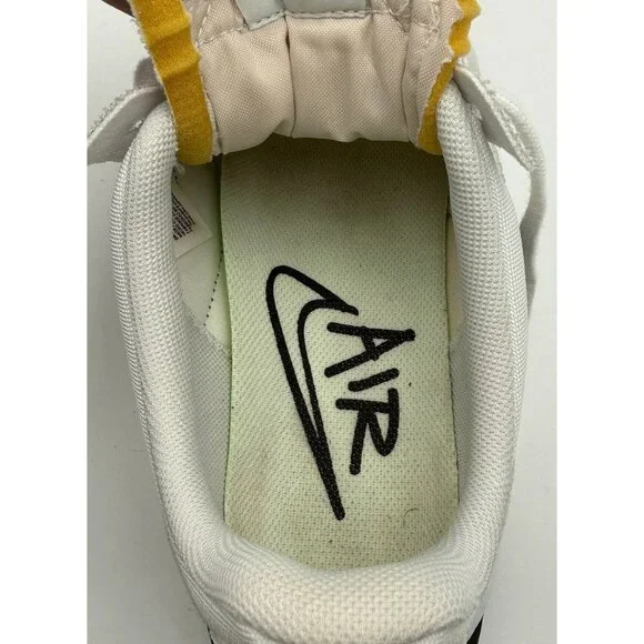 Nike Waffle One White Black Men US 8.5 Mesh Sneakers DM0008-100 - Picture 7 of 15